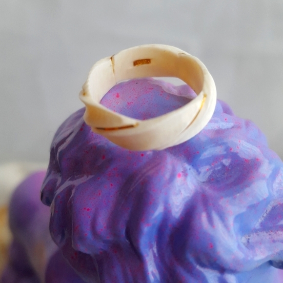 🌙Vintage Carved Bone 14k Ring - Picture 4 of 10